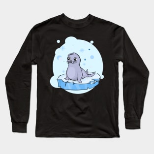 Seal Calm and Cool No text Long Sleeve T-Shirt